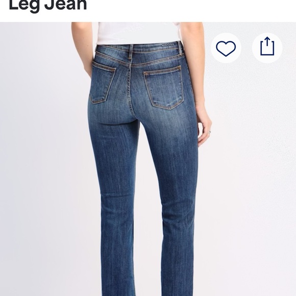 Like new! Ace High Rise Slim Straight
Leg Jean - Picture 3 of 4